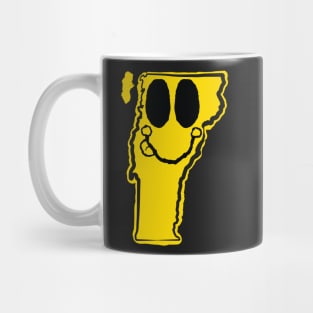 Vermont Happy Face with tongue sticking out Mug